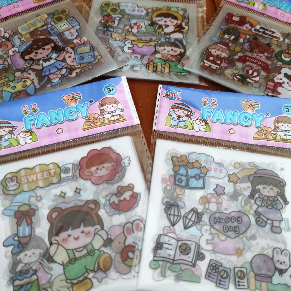 

Mainan STIKER MOMO FANCY isi 10 / Stiker Kartun Korea Lucu Fancy Anti Air [GrosirmainanJKT]