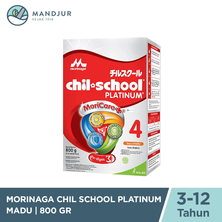 

Morinaga Chil School Platinum Madu 800 Gr - Susu Pertumbuhan Anak 3-12 Tahun