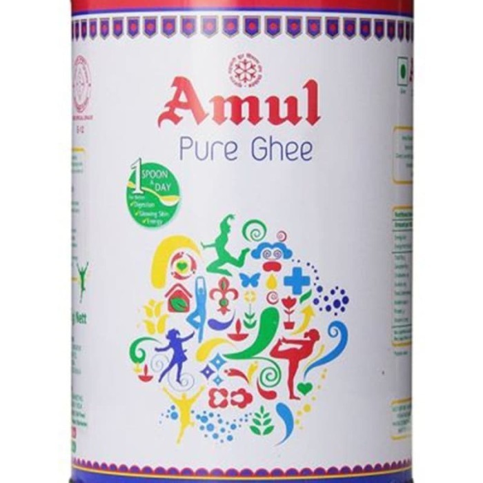 

Super Premium Ghee | Minyak Samin Murni | Amul Ghee 1000 ML / 905 Gram