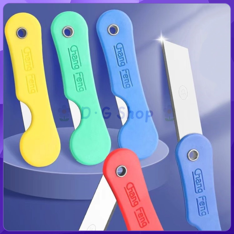 

D·GShop ⭐ Atk Kantor Pisau Plastik Mini Cutter Kater Cutter Besar Alat Potong Akrilik Cutter Mini Aesthetic Cutter Sanrio Cuter Mini Cutter Mini Cutter