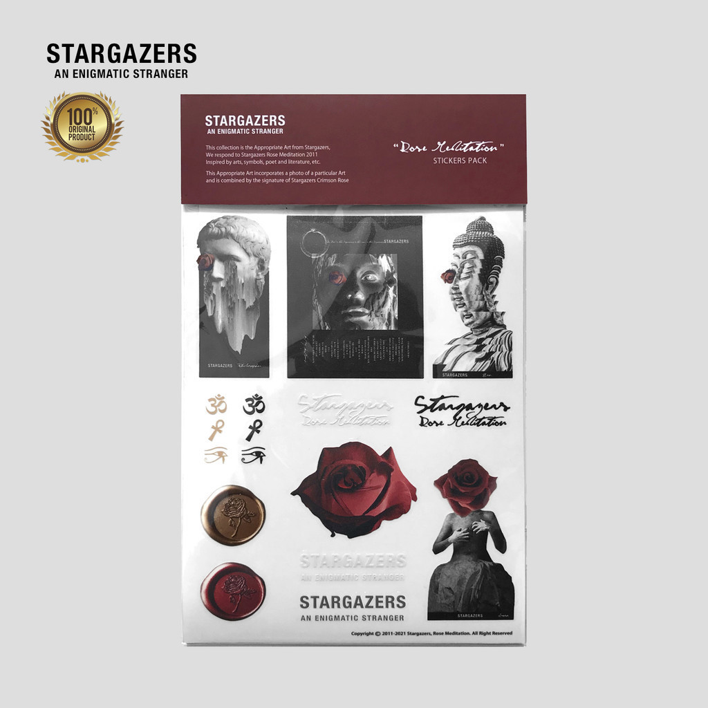 

Stargazers Signature Rose Meditation Stickers Pack