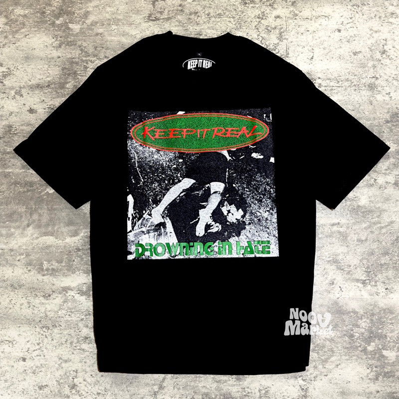 【HOT】 Keep It Real - Drowning In Hate Tour 2023 Tshirt - Black | Original Merchandise