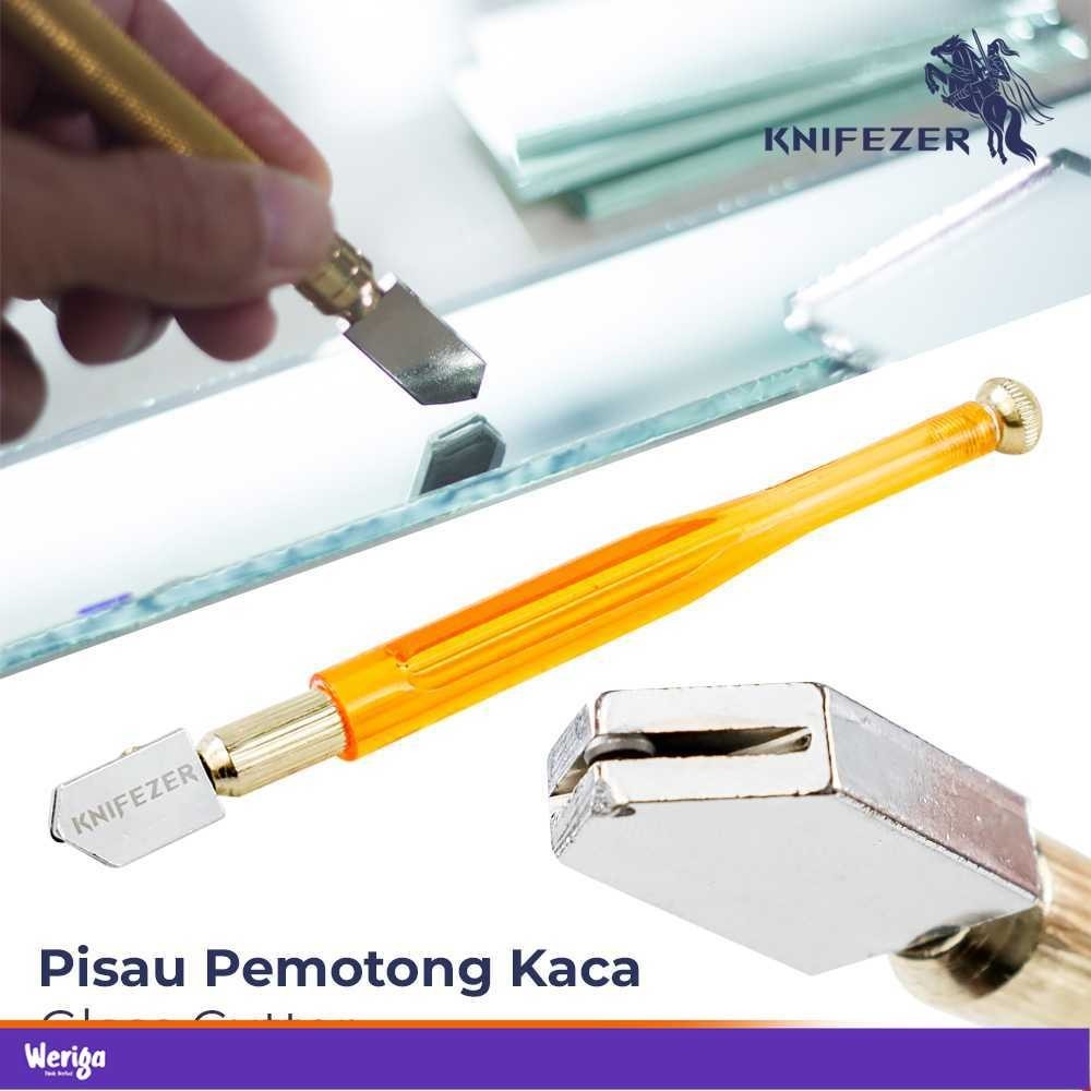 

KNIFEZER Pisau Pemotong Kaca Glass Cutter Diamond Cutting Tool - L9
