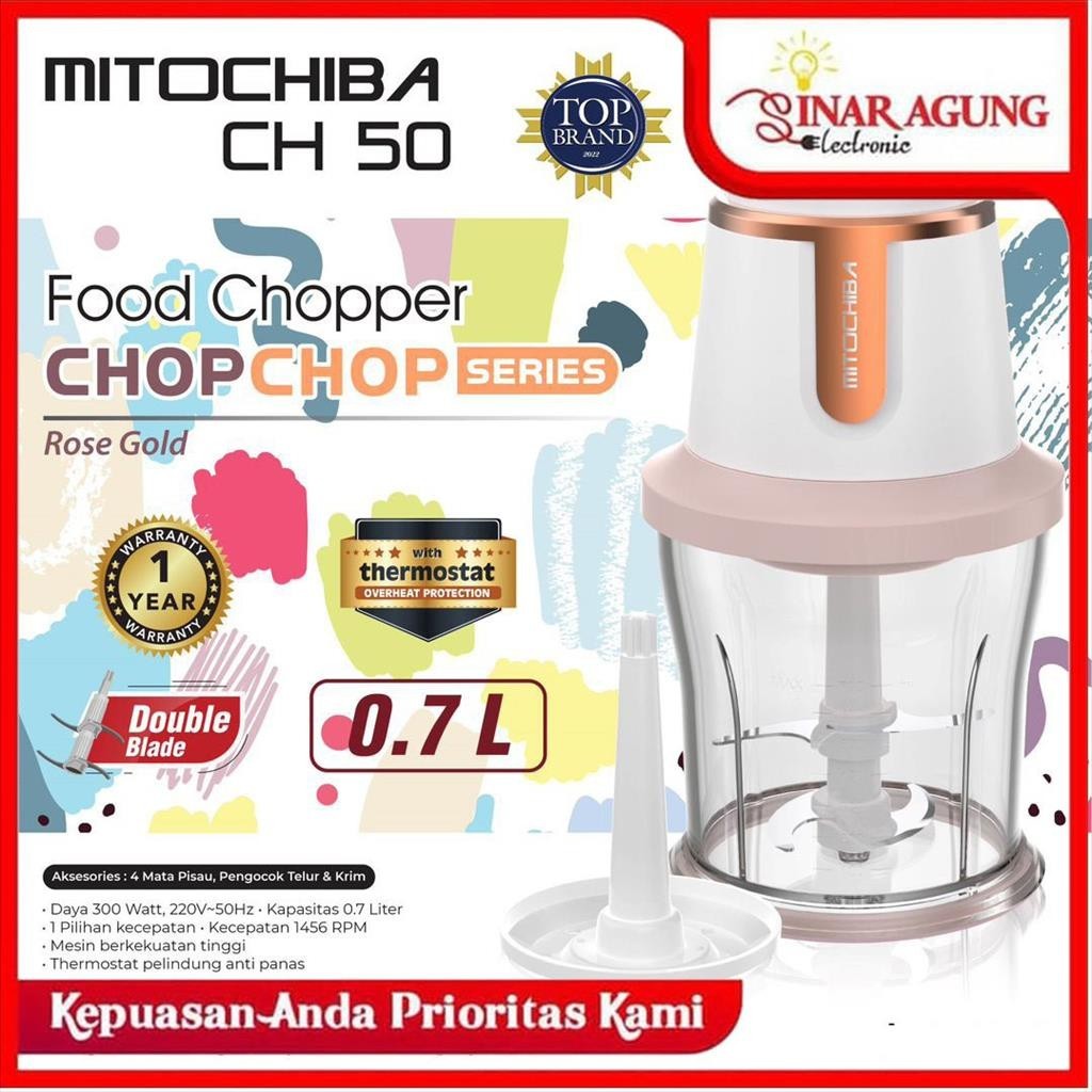 BLENDER MITOCHIBA FOOD CHOPPER CH50 CHOPCHOP SERIES 100% ORI - R GOLD