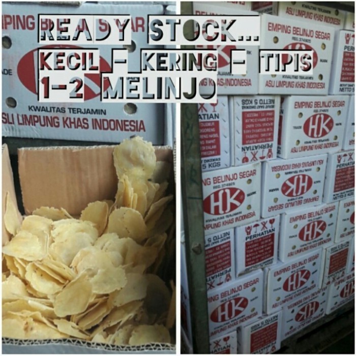 

emping melinjo mentah 5kg super asli limpung -HK - HK, Kecil