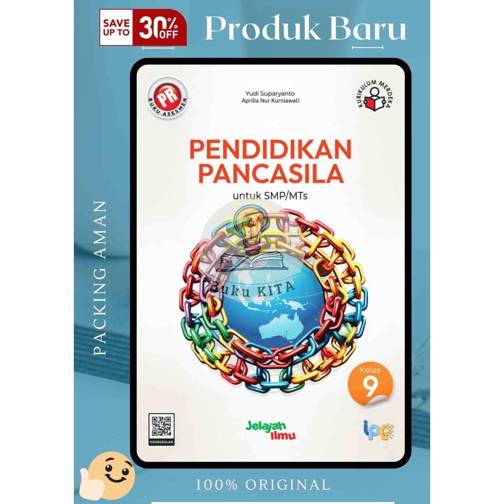 Buku Pr/Lks Kurmer PPKN Kelas 9/IX SMP/MTS Semester 1&2 Kurikulum Merdeka Intan pariwara Tahun 2024 