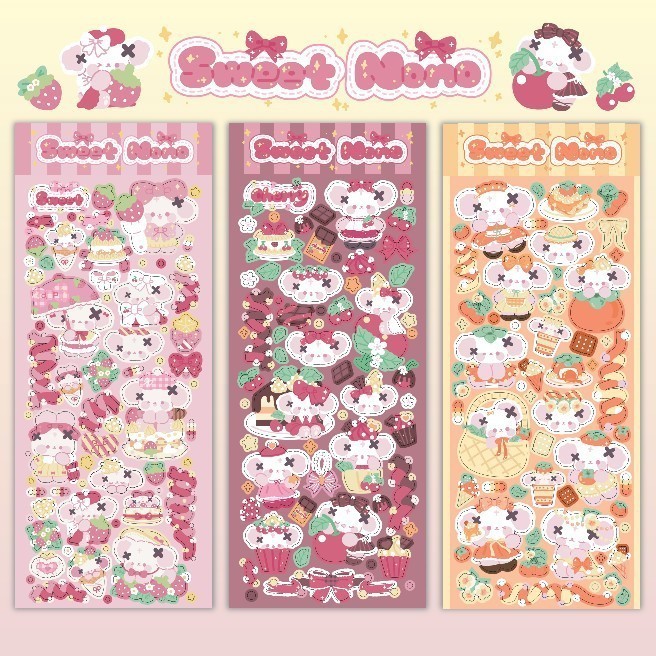 

Sticker Galicici Hologram Deco Journal SWEET NONO Stiker Glitter Decorative