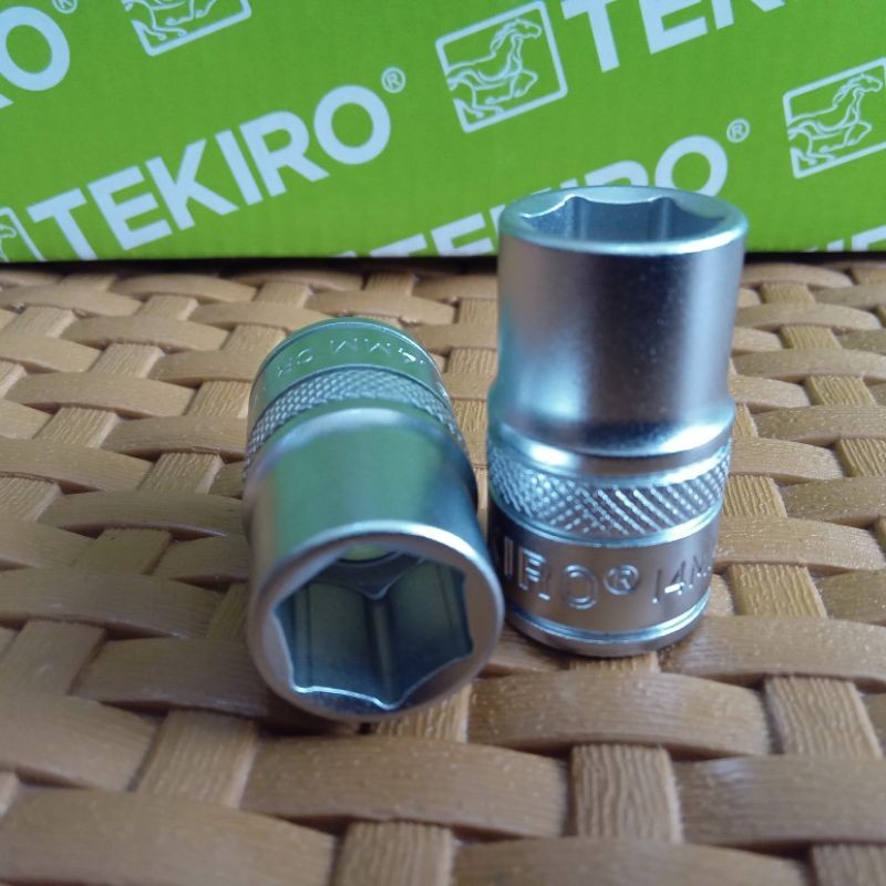 Tekiro mata shock sock 1/2 6pt 14mm anak kunci shock sock 14mm