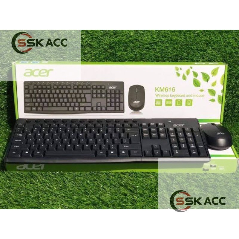 ACER Wireless Keyboard and Mouse combo KM 616 / Acer KM 616 / keyboard mouse wireless Acer KM 616. k