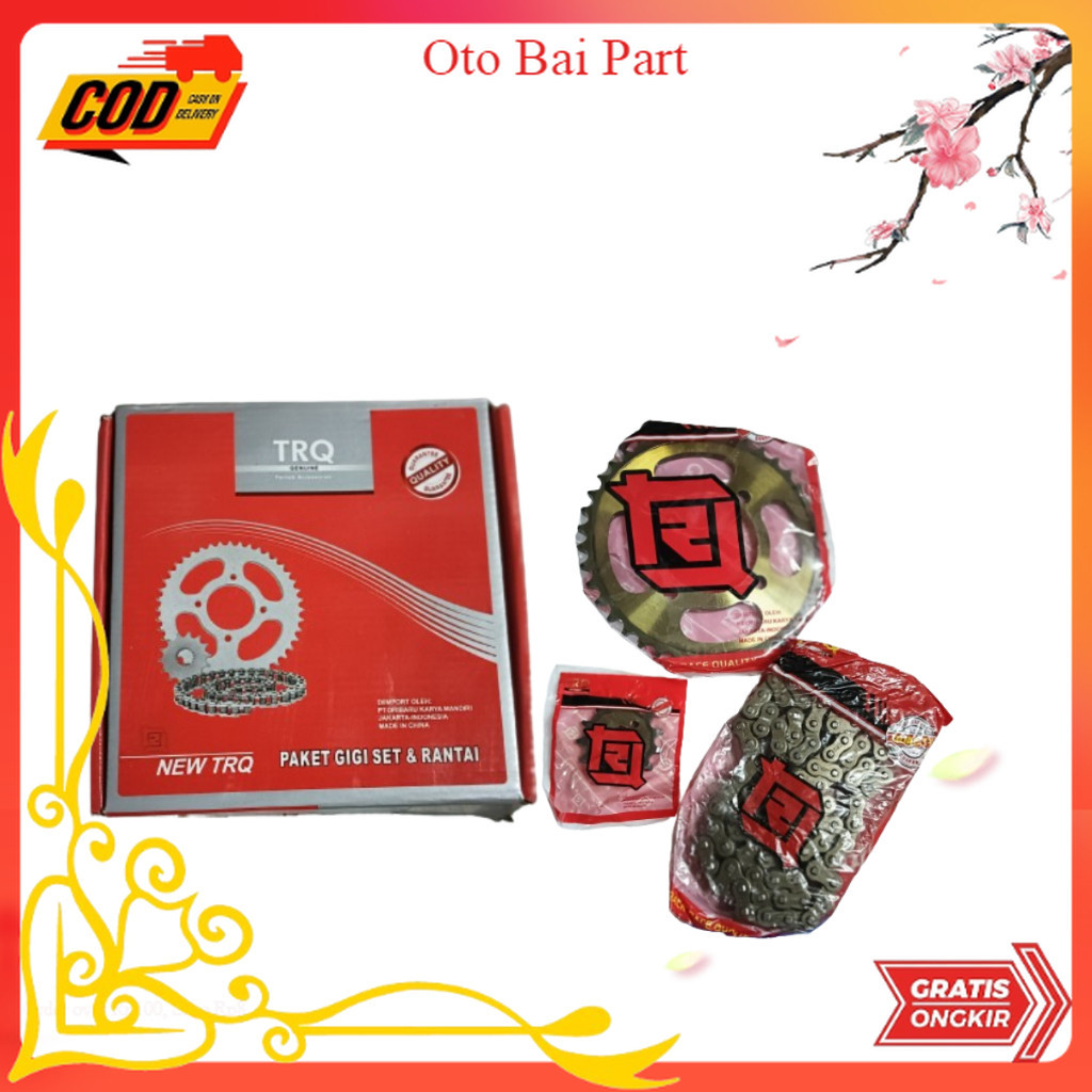 gear set depan belakang jupiter Z1 fi Injeksi TRQ Part Motor