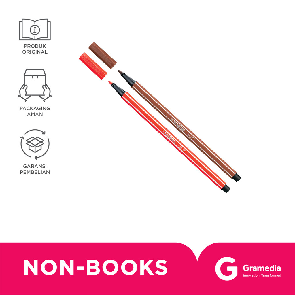 

Stabilo Pen 68 Light Red