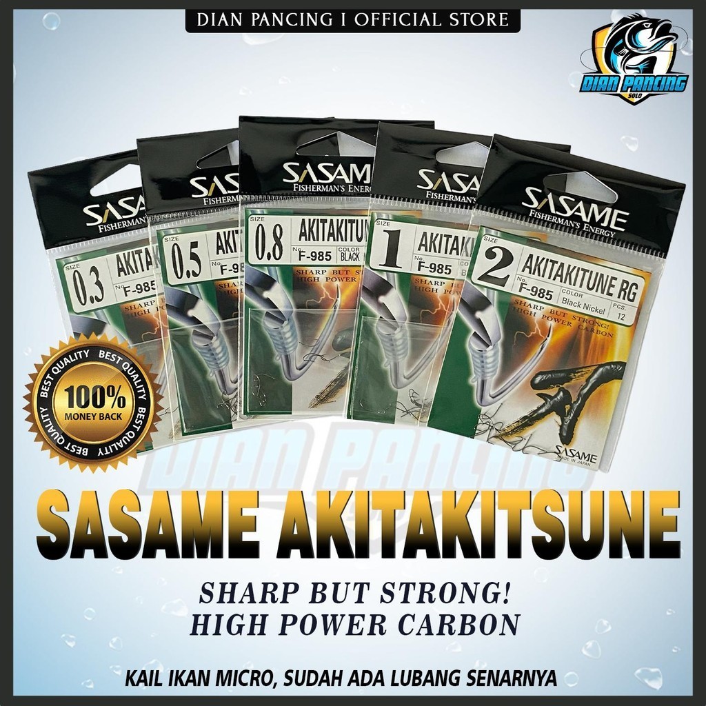 Kail Sasame Akitakitune RG Hook Akita Lubang F-985
