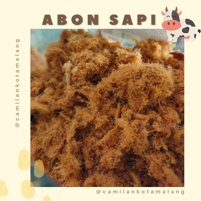 

ABON SAPI A 32- ABON SAPI ASLI ENAK / ABON KERING LAUK 100GR