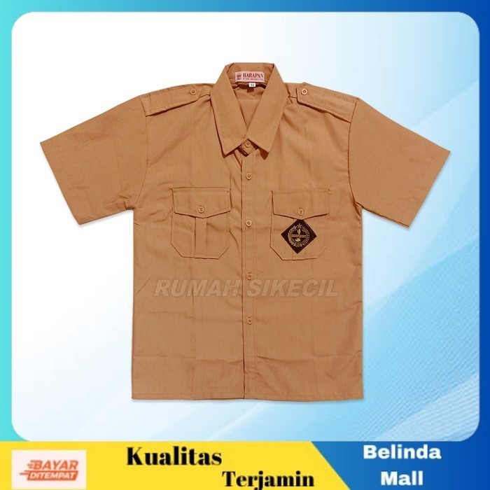 

⭐COD⭐ MURAH Baju Seragam Pramuka SD Laki Lengan Pendek Kelas 16 Penggalang, 9