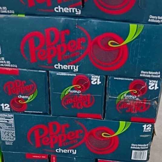 

dr pepper cherry soft drink 1 dus isi 12x355ml minuman soda