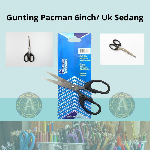 

ACEH. BA 110884 Gunting Kertas 6 Inch/Ukuran Sedang Multifungsi Alat Pemotong