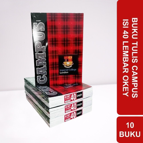 

IDOLMART Buku Tulis Okey 40 Buku Tulis Boxy isi 10 Pcs