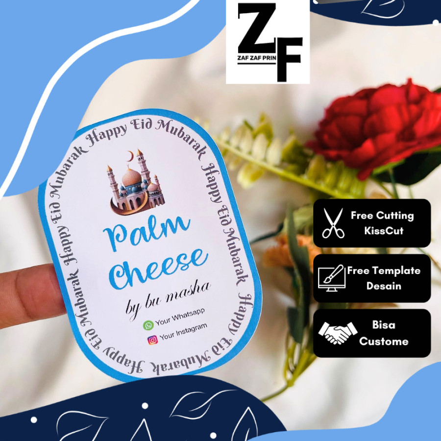 

ZAF CETAK STIKER LABEL TOPLES KUE KERING ELEGAN RAMADHAN IDUL FITRI MURAH SEHARI JADI CUSTOM DESAIN