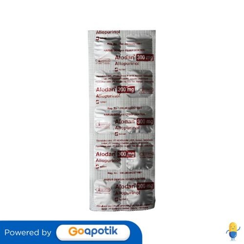 Alodan 300 Mg Strip 10 Tablet