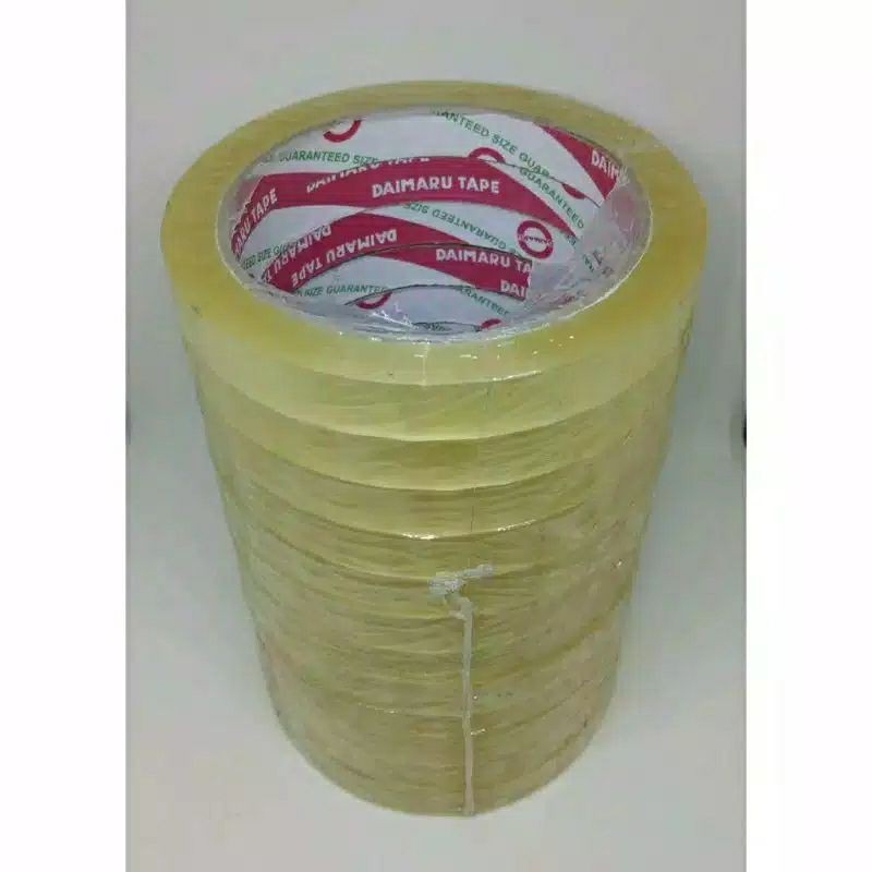 

DAIMARU 12mm x 70m 1/2"inch isolasi isolatip bening 1Pcs saja