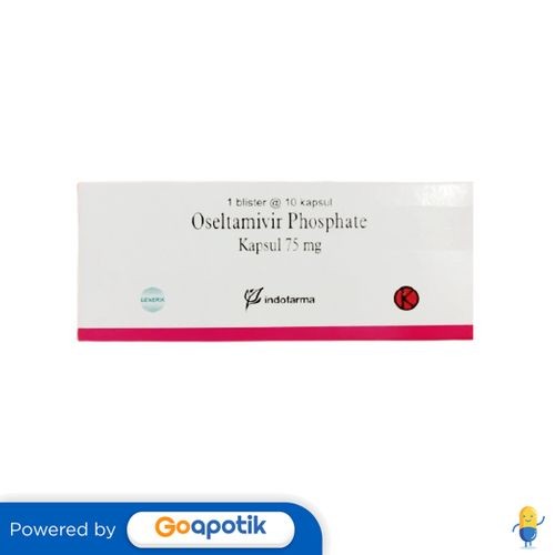 Oseltamivir Indofarma 75mg Box 10 Kapsul