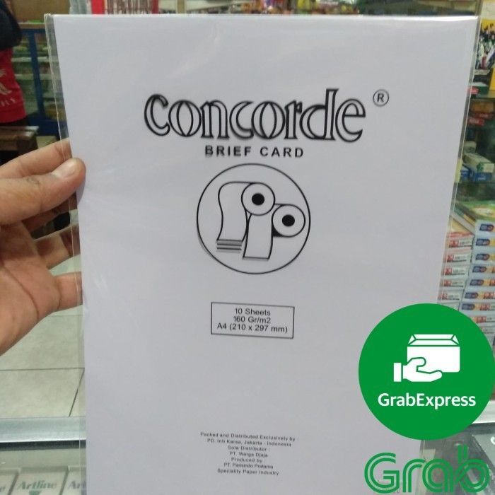 

(Satuan) Kertas Concorde FOLIO 160gr Putih perlembar