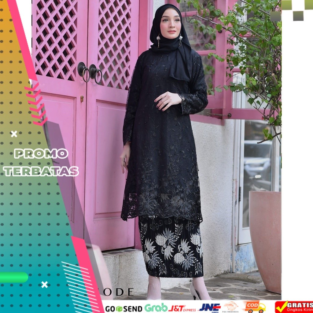 (COD) - SETELAN KEBAYA MODERN - SET KEBAYA MODERN - BAJU KEBAYA MODERN - KEBAYA WISUDA - ATASAN KEBA