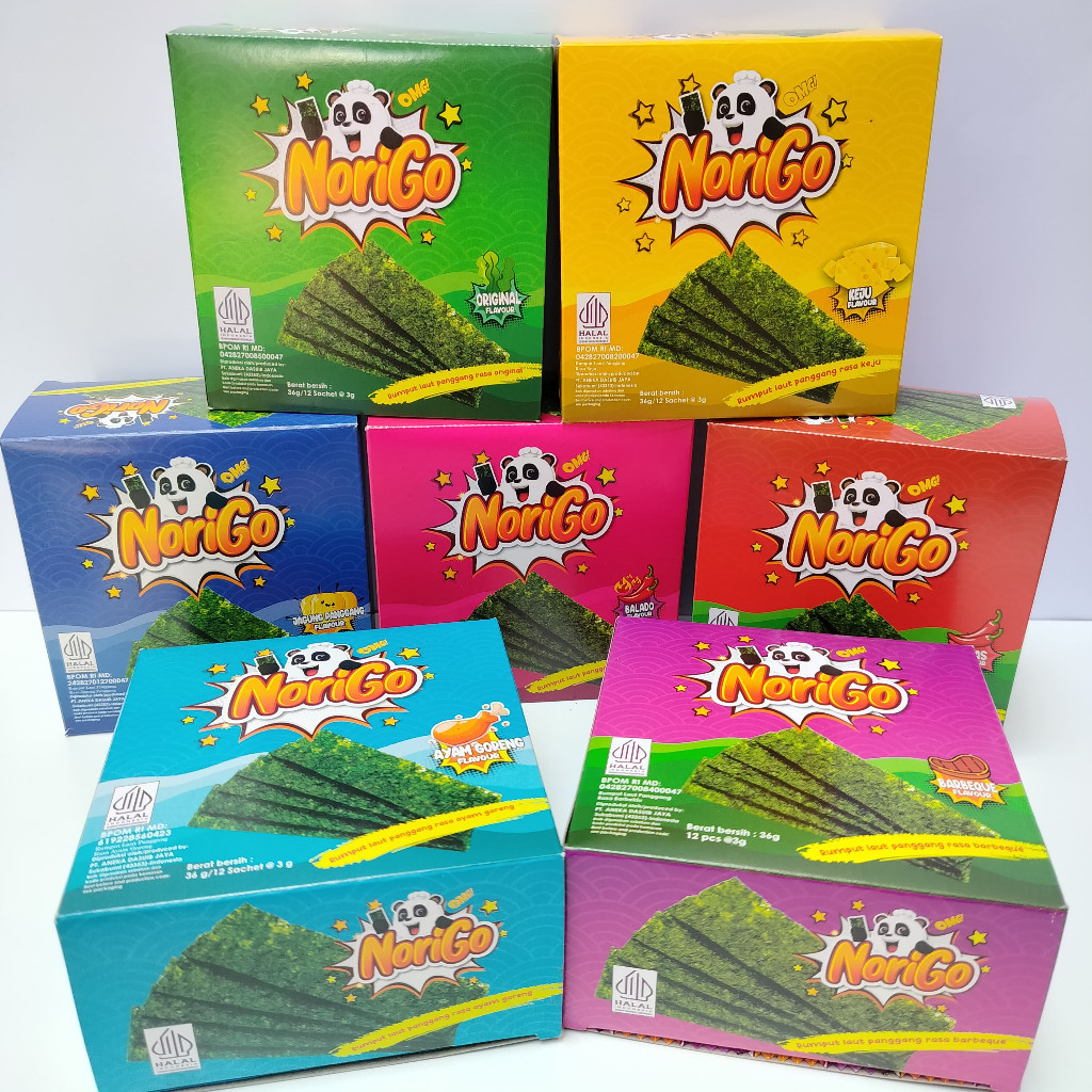

Norigo Snack Rumput Laut Crispy | Norigo Dus Murah pusat grosir jajan lebaran