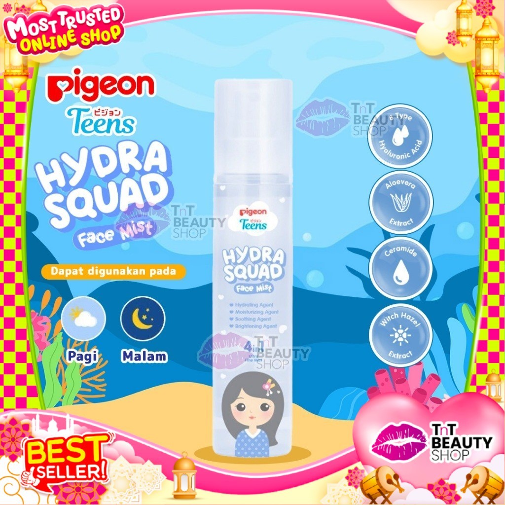 Pigeon Teens Hydra Squad Face Mist 50ml Hyaluronic Acid & Witch Hazel | TnT Beauty Shop