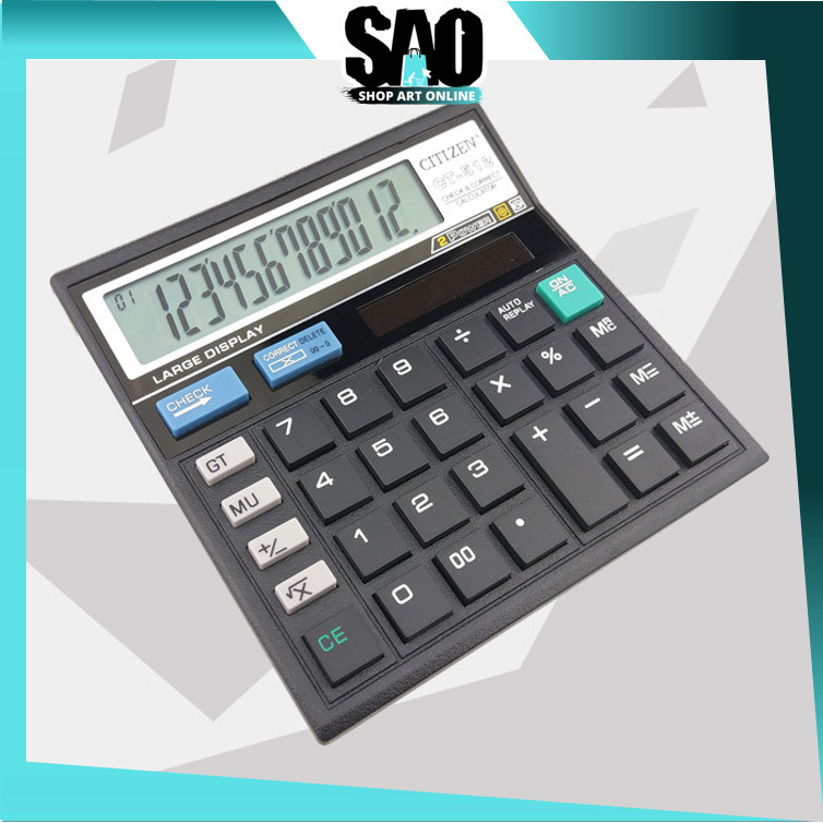 

SAO - 6551 12 Digit Business Calculator / Dual Power Teknologi