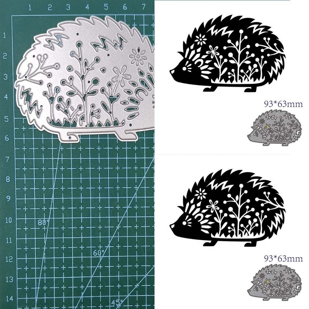 

Animal hedgehog Metal Cutting Dies For DIY Scrapbooking Decorative Embossing Handcraft Die Template Mold