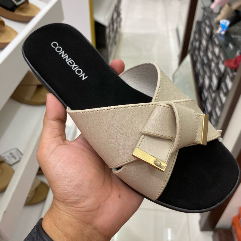 SANDAL TEPLEK SLOP WANITA ELEGAN SIMPLE - By Connexion - MATAHARI