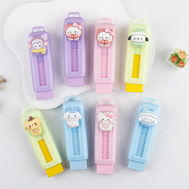 

BEST PENGHAPUS MEKANIK MOTIF KARTUN JEPANG LUCU / PENGHAPUS SLIDE MOTIF KARTUN / ADORABLE SLIDING MECHANICAL