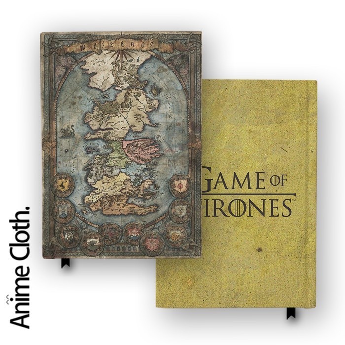 

Buku Catatan Notebook House Map Of Westeros Custom Diary Hardcover
