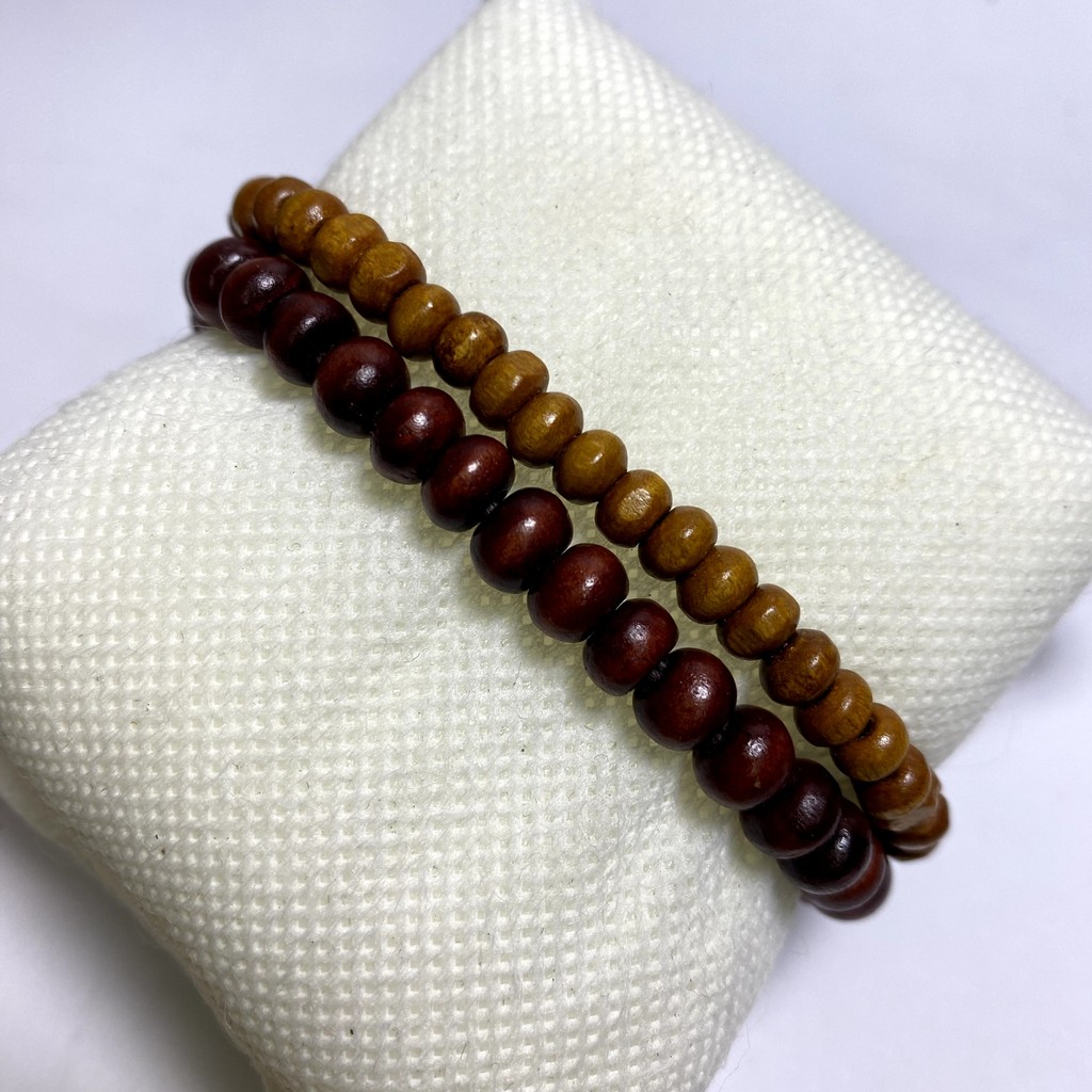 Gelang Pria Wanita Asman Authentic Zen Bracelet Wood Premium - A021