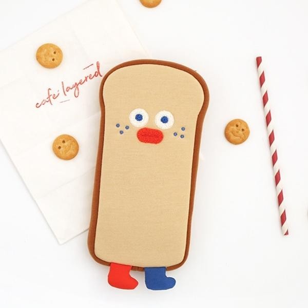 

Aland - Brunch Brother - Run Toast Pencase Beige - Tempat Pensil