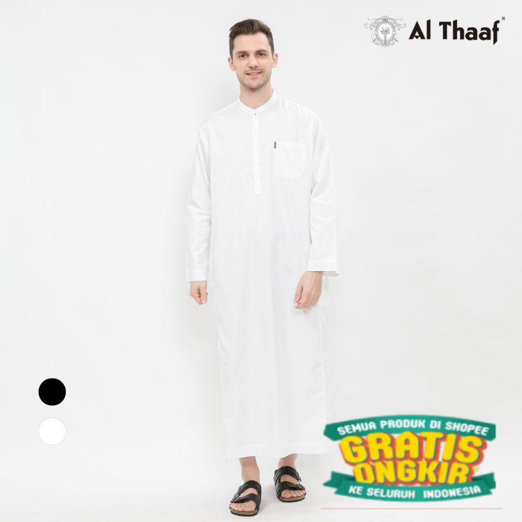 Althaaf Baju Gamis Gamis Laki-laki - 0235 - Baju Gamis Muslim Polos/ Hijau sage lumut army ijo