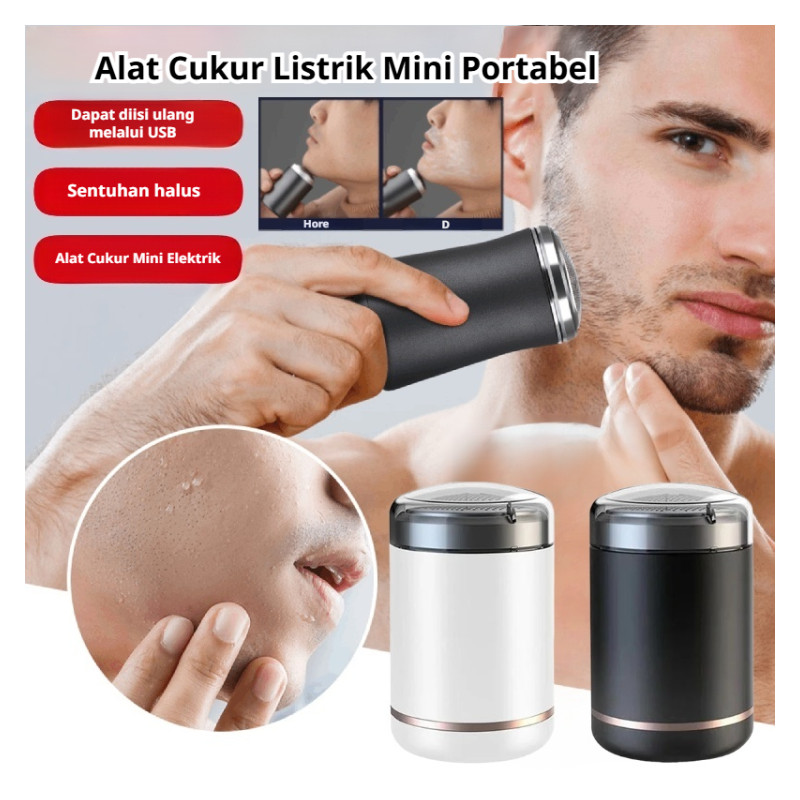 ✨【COD＋Multifungsi Portable】Sentuhan halus/Alat Cukur Mini Elektrik/Alat Cukur Elektrik Mini Pencukur
