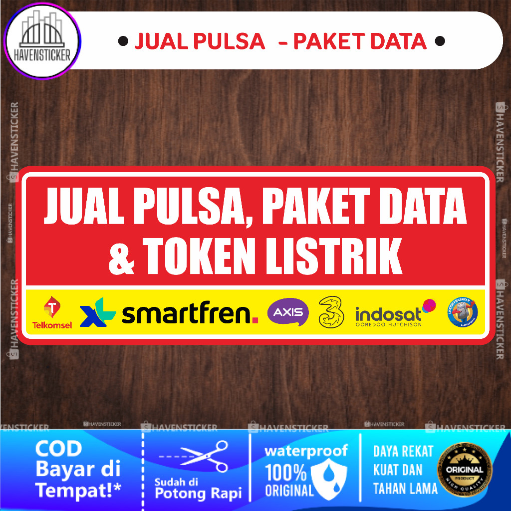 

Stiker Jual Pulsa - Paket Data Laminasi Kilat