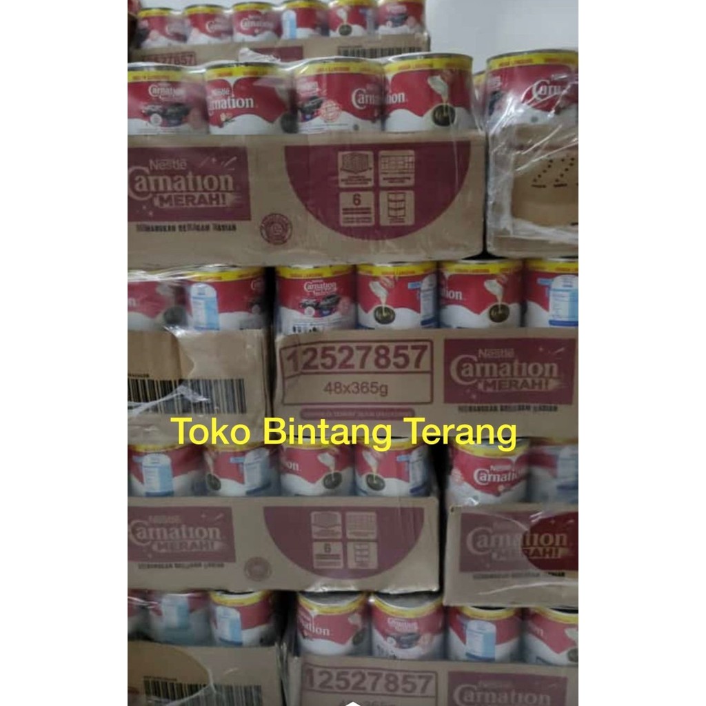 

TL Susu Carnation 370 gr x 48 Kaleng 1 Dus / SKM Kental Manis per Karton