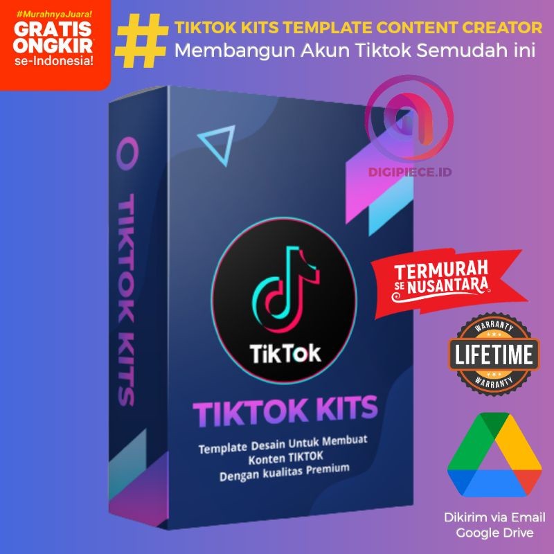 300 Template Tiktok Kits Verse | Template Content Creator Bikin Konten Jadi Mudah