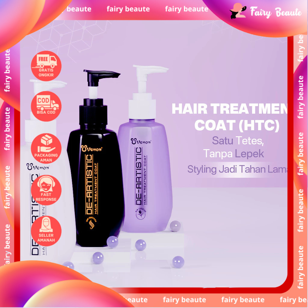 VENON Hair Serum Treatment Coat Series 160ml Vitamin Rambut / Serum Rambut minyak rambut protect