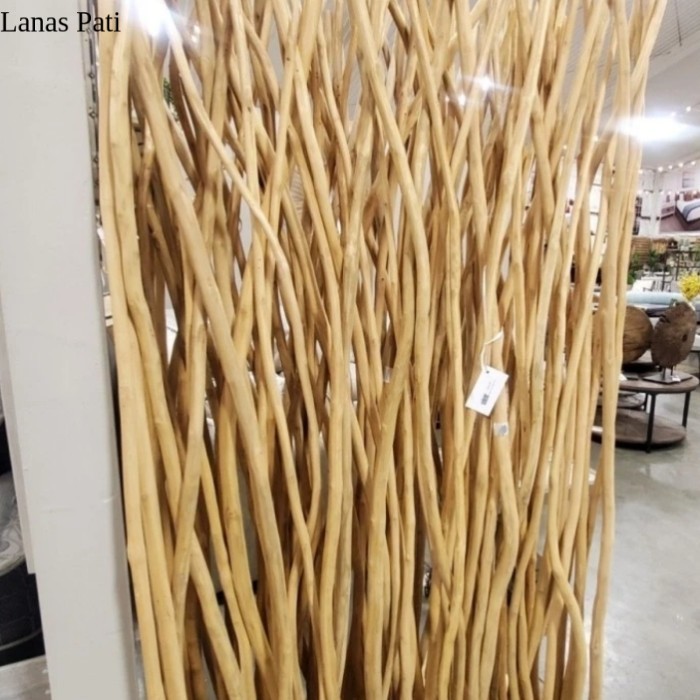 

Ranting Kayu Jati Teak Wood Branch Macrame Craft Dekorasi Penyekat - 150cm XD2