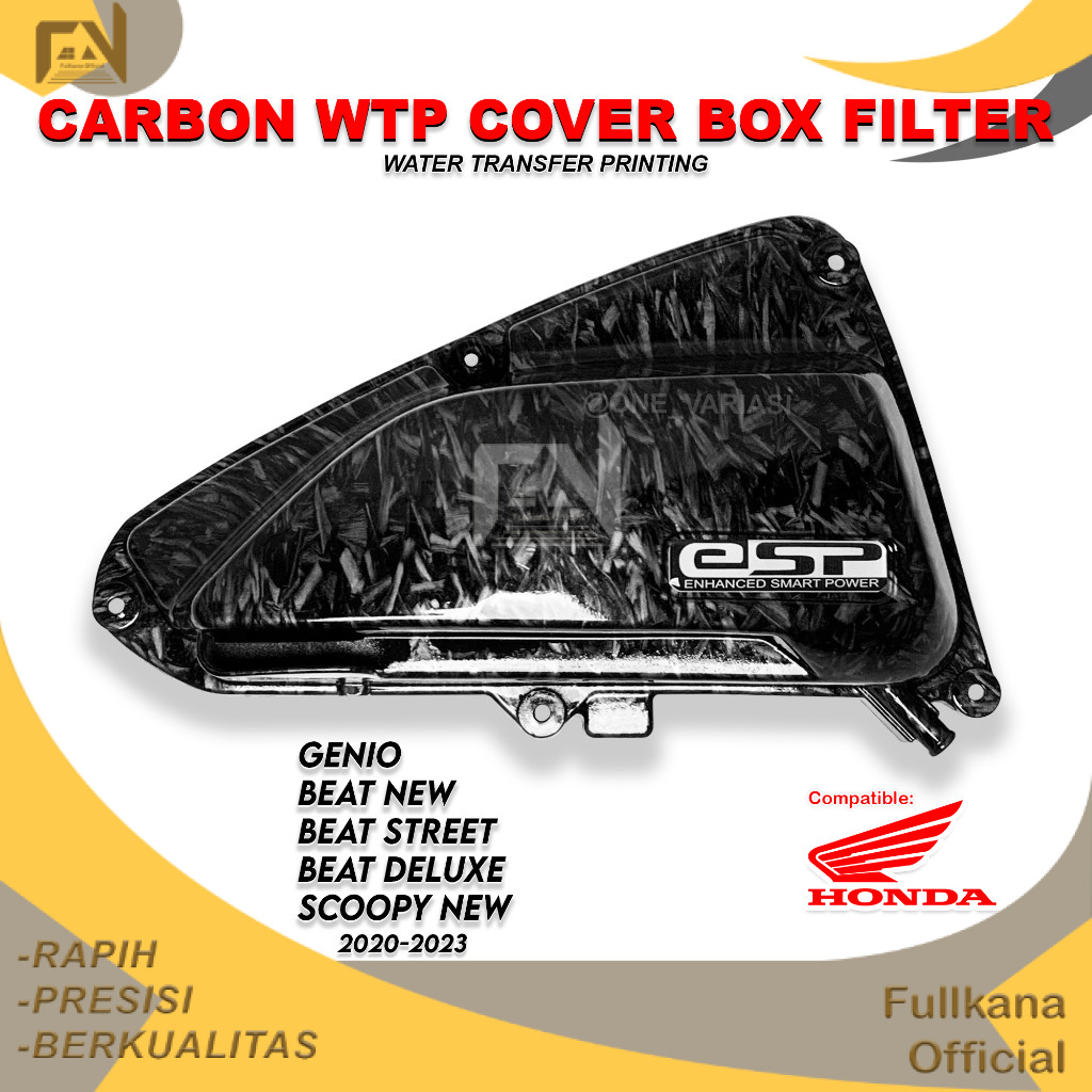 FULLKANA CARBON - TUTUP FILTER CARBON FORGED GENIO / TUTUP FILTER BEAT NEW CARBON FORGED BEAT DELUXE