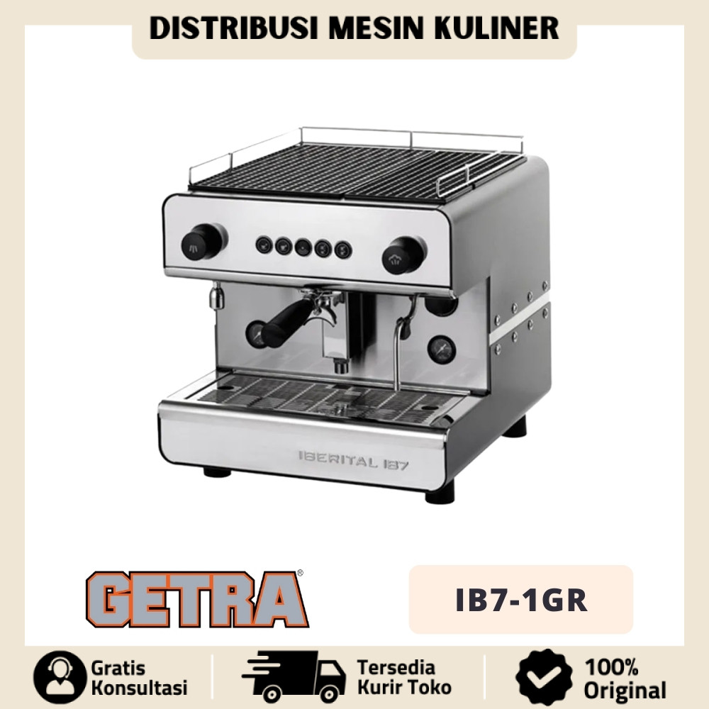 MESIN KOPI ESPRESSO GETRA IB7-1GR IBERITAL COFFEE MACHINE ESPRESSO & CAPUCCINO ORIGINAL