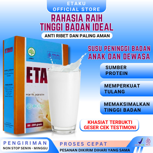 

Susu Peninggi Badan Anak Remaja dan Dewasa Walatra Etaku Goat Milk Asli Herbal BPOM