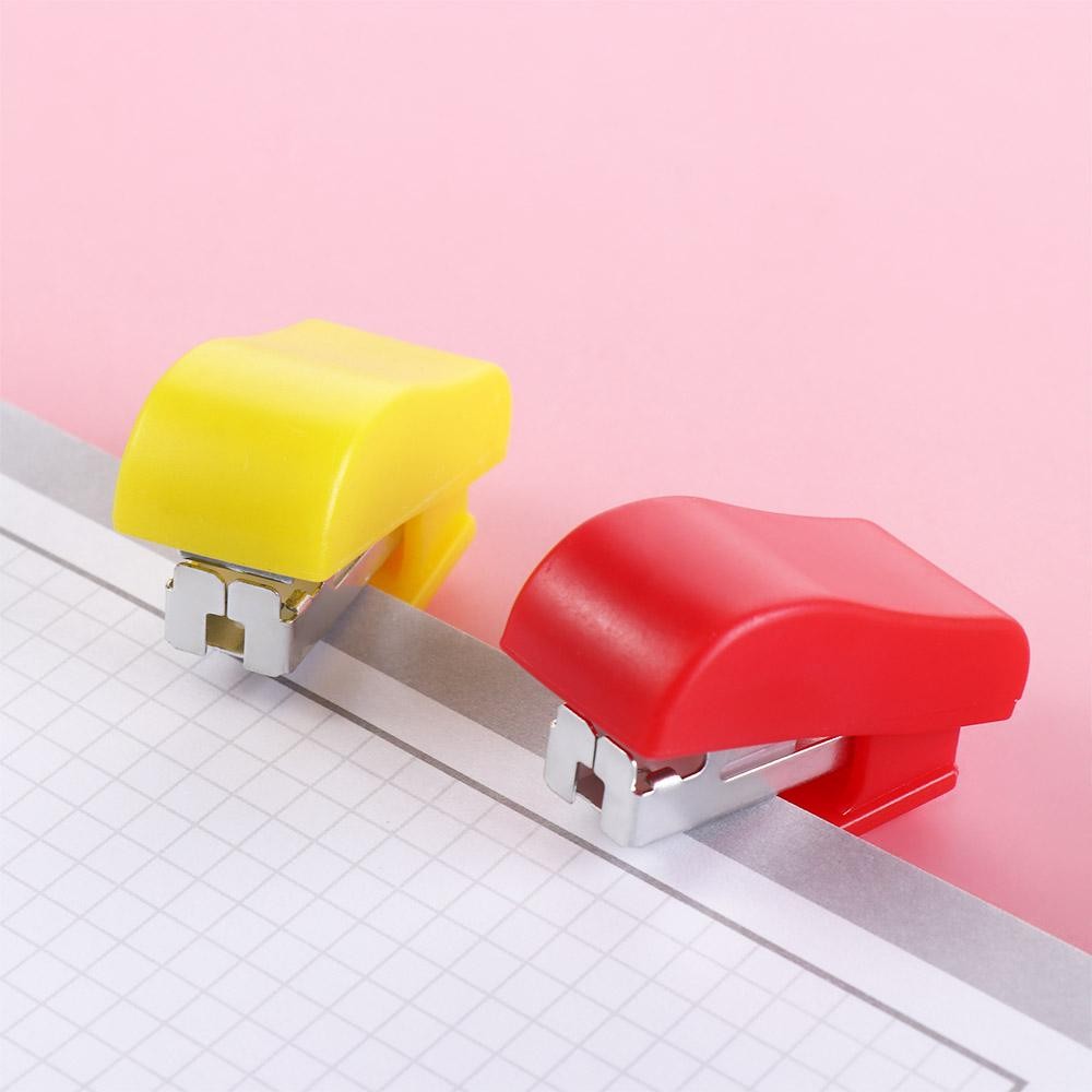 

Mini Effortless Labor-Saving Stapler Set Small Fixing Bookbinding Machine Paper Binding Paper Stapling Tools Teacher