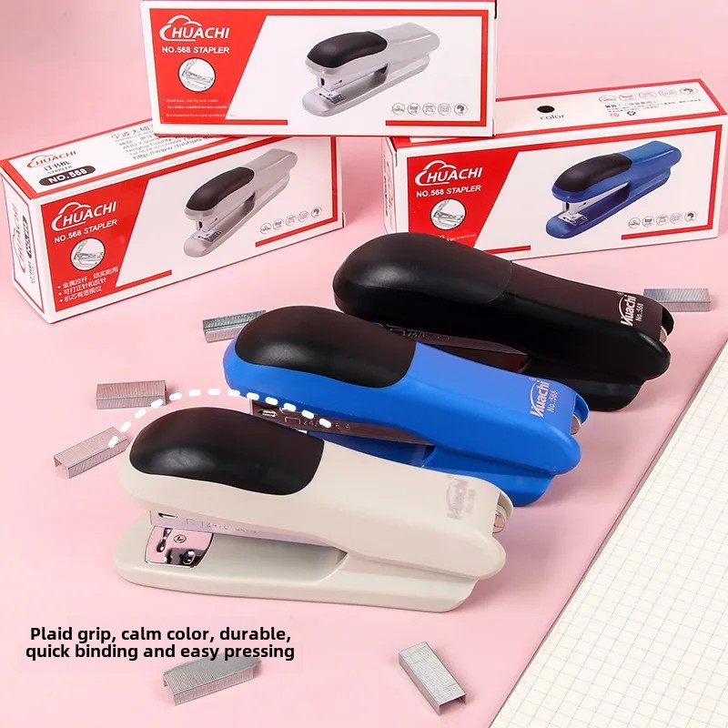 

Creative Office Stapler Number 12 Power Saving Medium Size File Test Paper Binding Machine Stationery Wholesale From China