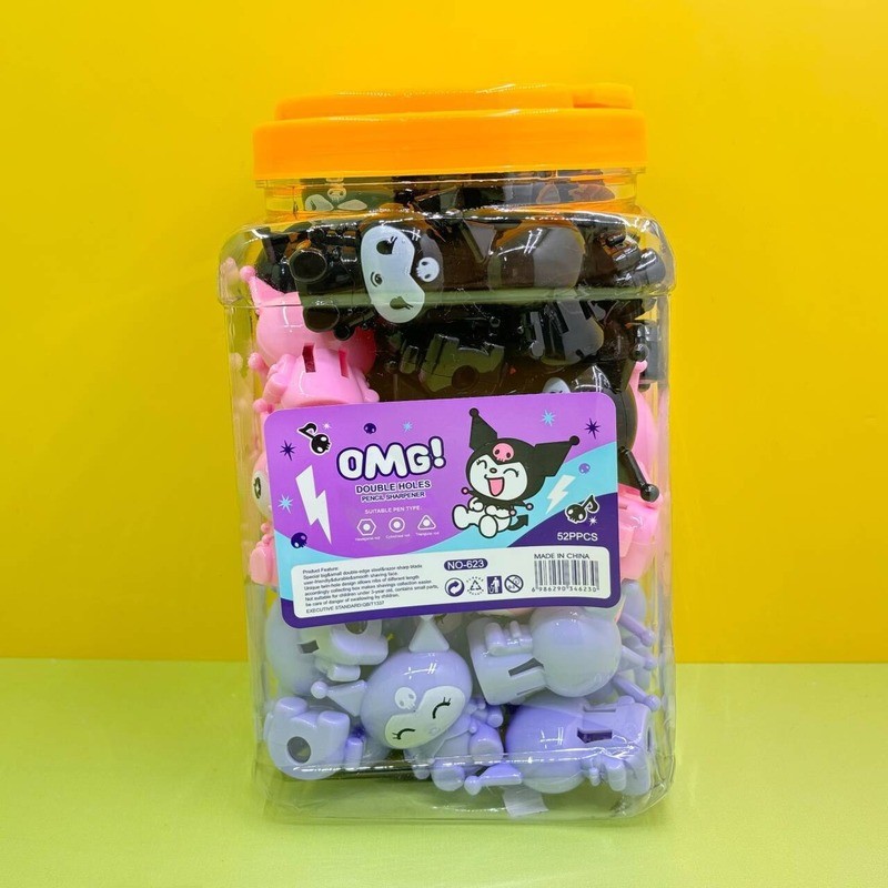 

Sanrio Pencil Sharpener 52Pcs Kawaii Kuromi Pencil Sharpener Creative Cartoon Stationery School Supply Friend Birthday Gifts