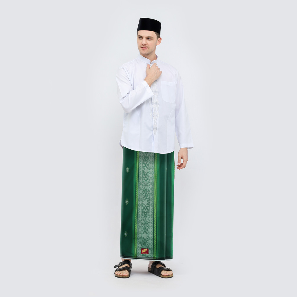 Sarung ATLAS Premium 790 Jacquard Songket Hijau